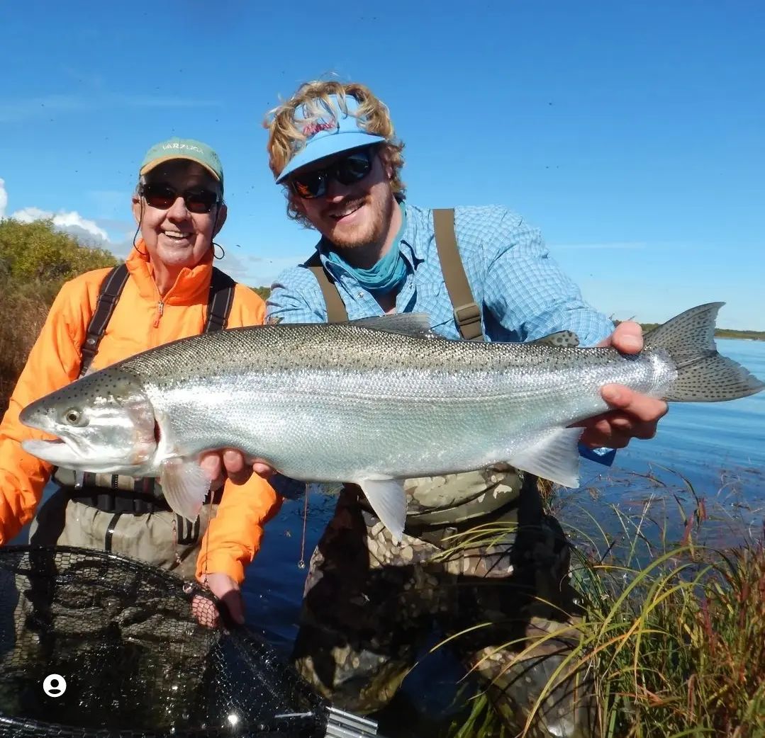 Huge Alaska Trout Fishing